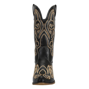 SheSole Pointed Toe Womens Cowboy Boots Black - SheSole