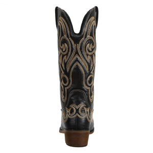 SheSole Pointed Toe Womens Cowboy Boots Black - SheSole