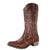 SheSole Womens Wide Calf Cowboy Cowgirls Boots Brown - SheSole