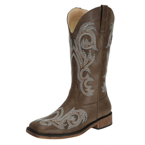 SheSole Ladies Square Toe Fashion Boots - SheSole