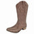 Womens Cowgirl Cowboy Boots Wide Calf Snip Toe Brown - SheSole