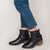 SheSole Womens Western Ankle Boots With Buckles - SheSole