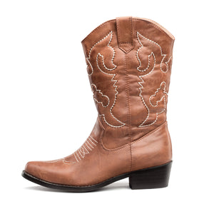 SheSole Womens Wide Calf Cowboy Boots - SheSole
