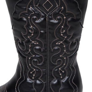 SheSole Wedding Cowgirl Boots Black - SheSole