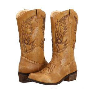 SheSole Pointed Toe Womens Cowboy Boots - SheSole