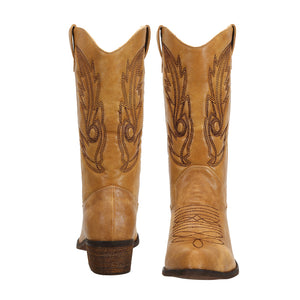 SheSole Pointed Toe Womens Cowboy Boots - SheSole