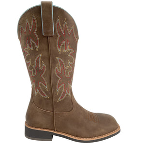 SheSole Womens Square Toe Cowgirl Westen Boots - SheSole