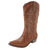 SheSole Womens Wide Calf Cowboy Cowgirls Boots Tan - SheSole